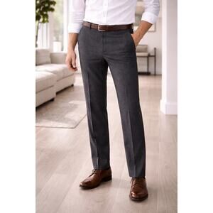 GAP Slim Khaki Pants Gray Twill Business Casual Tailored Classic Size 30x30 Slim